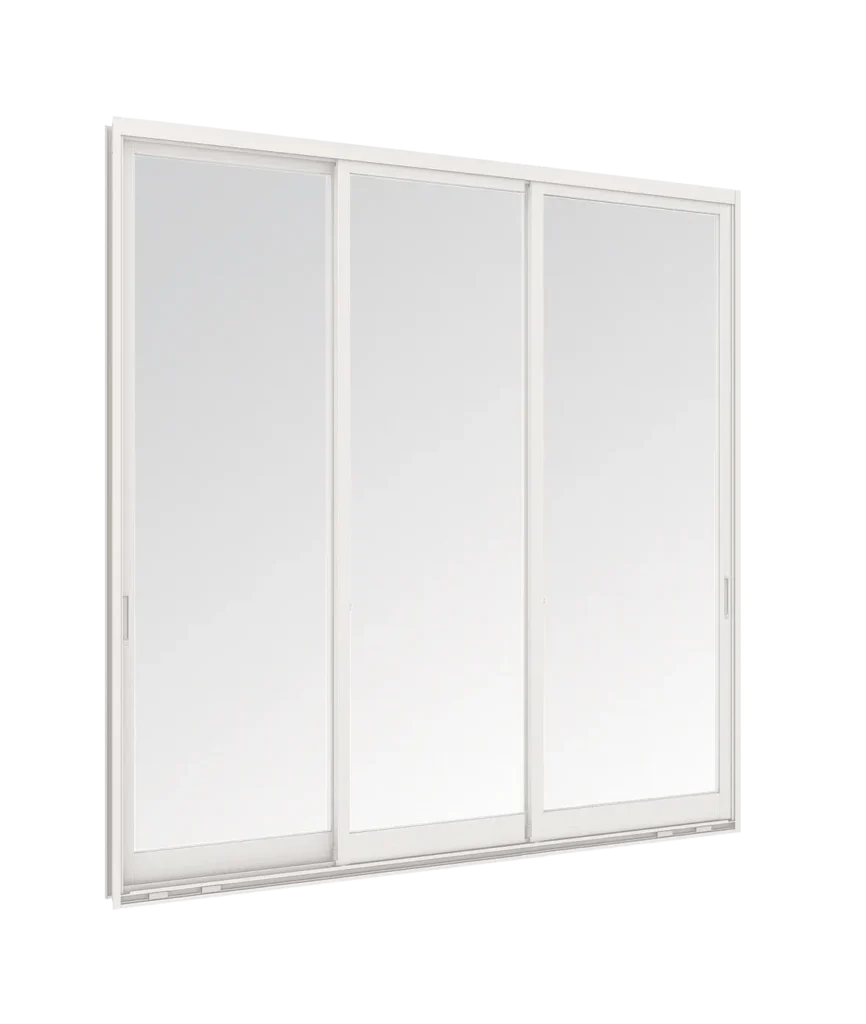 WE PLUS Sliding Window 3 Panels on 3 Tracks