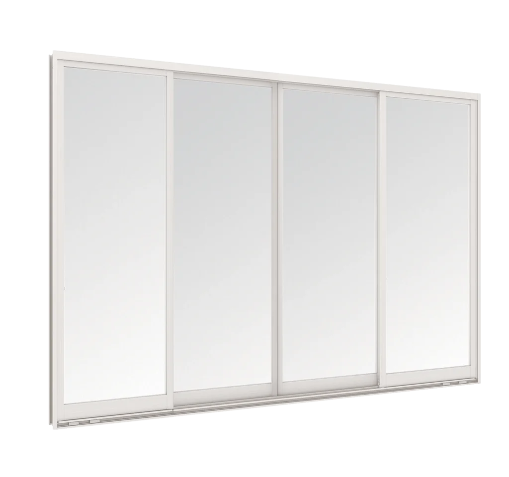 GRANTS Sliding Window 4 Panels on 2 Tracks