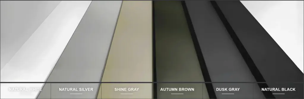 Warna Jendela Aluminium