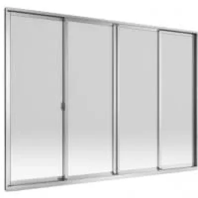 ATIS Sliding Door 4 Panels on 2 Tracks