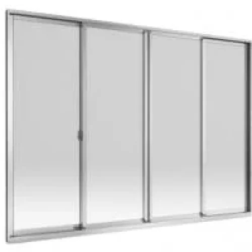 ATIS Sliding Door 4 Panels on 2 Tracks