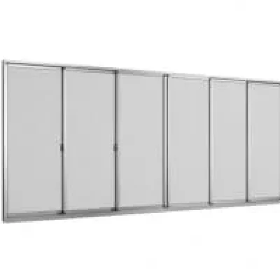 ATIS Sliding Door 6 Panels on 2 Tracks