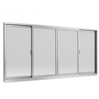 ATIS Sliding Window 4 Panels on 2 Tracks