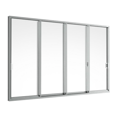 GRANTS Sliding Door 4 Panels on 2 Tracks