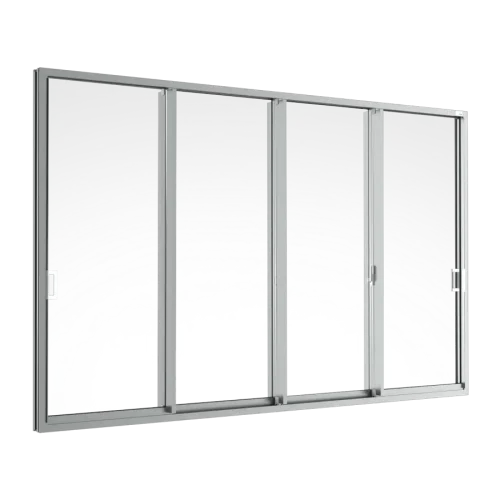 GRANTS Sliding Door 4 Panels on 2 Tracks