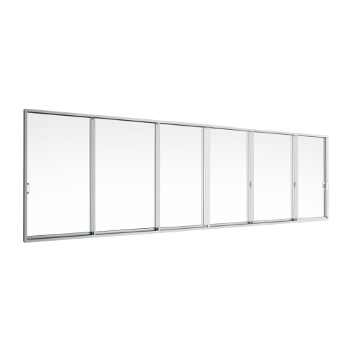 GRANTS Sliding Door 6 Panels on 3 Tracks