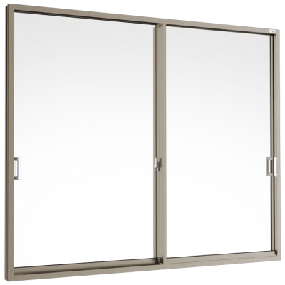 GRANTS_DOORS_SHINE GREY_SLIDING DOOR (2 PANELS ON 2 TRACKS)