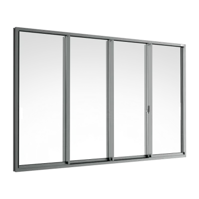 GRANTS Sliding Window 4 Panels on 2 Tracks