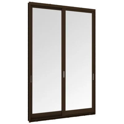 Interior Partition Door 2 Panels on 2 Tracks