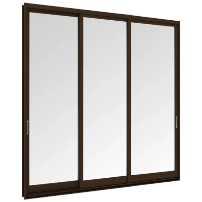 Interior Partition Door 3 Panels on 3 Tracks