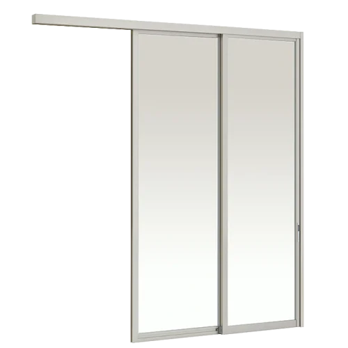 In Wall Hanging Door 2 Panels on 2 Tracks