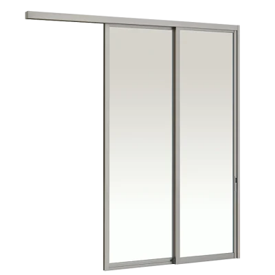 In Wall Hanging Door 2 Panels on 2 Tracks