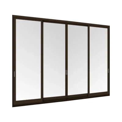 VIEW & VIEW PLUS Sliding Door 4 Panels on 2 Tracks