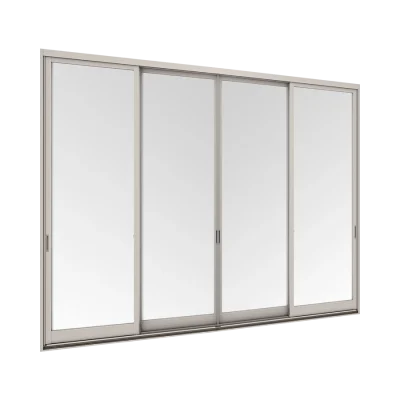 VIEW & VIEW PLUS Sliding Door 4 Panels on 2 Tracks