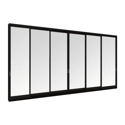 VIEW & VIEW PLUS Sliding Door 6 Panels on 3 Tracks