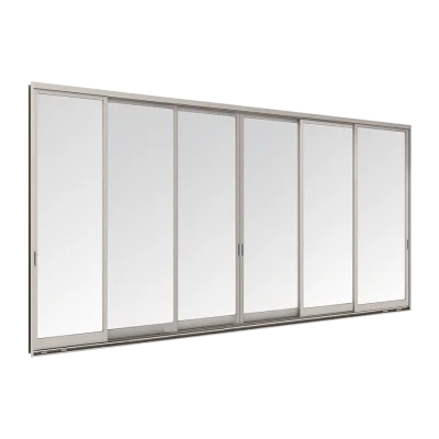 VIEW & VIEW PLUS Sliding Door 6 Panels on 3 Tracks