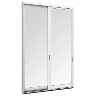 WE 70 Sliding Door Entrance 2 Panels on 2 Tracks