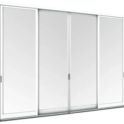 WE 70 Sliding Door 4 Panels on 2 Tracks