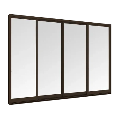 WE 70 Sliding Window 4 Panels on 2 Tracks