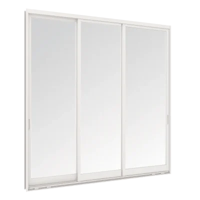 WE PLUS Sliding Window 3 Panels on 3 Tracks