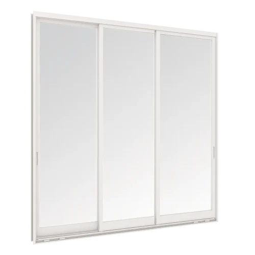 WE PLUS Sliding Window 3 Panels on 3 Tracks