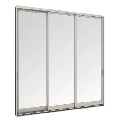 WE PLUS Sliding Window 3 Panels on 3 Tracks