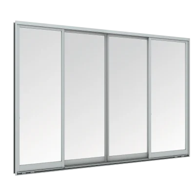 WE PLUS_WINDOWS_NATURAL SILVER_SLIDING WINDOW (4 PANELS ON 2 TRACKS)