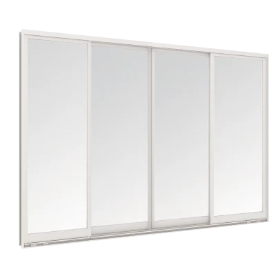 GRANTS Sliding Window 4 Panels on 2 Tracks