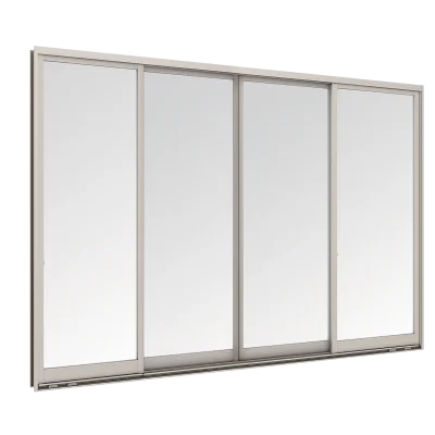 WE PLUS_WINDOWS_SHINE GREY_SLIDING WINDOW (4 PANELS ON 2 TRACKS)